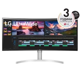38"  21:9  извит UltraWide™ QHD IPS Монитор c HDR 102