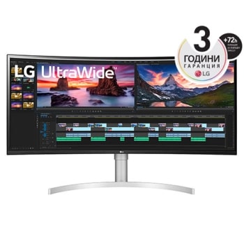 38"  21:9  извит UltraWide™ QHD IPS Монитор c HDR 101
