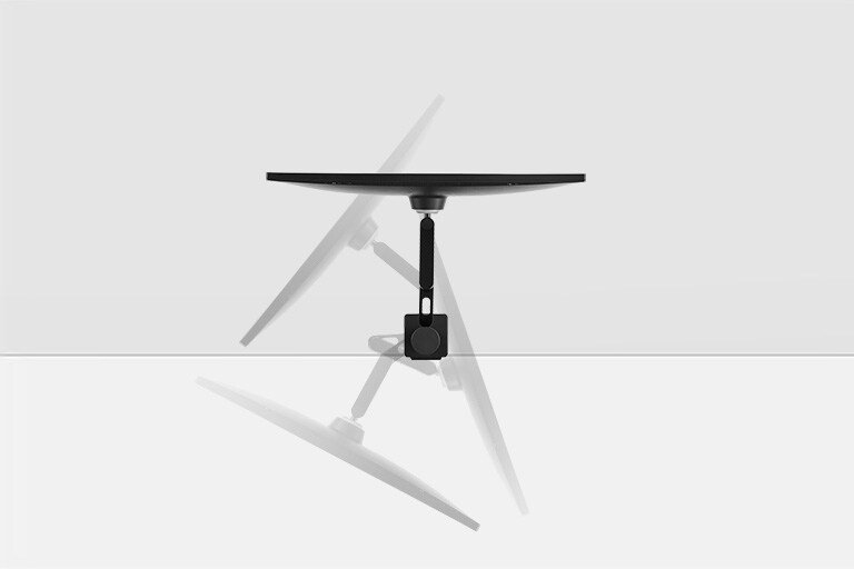 Симулация на диапазона на завъртане + 280˚, - 280˚