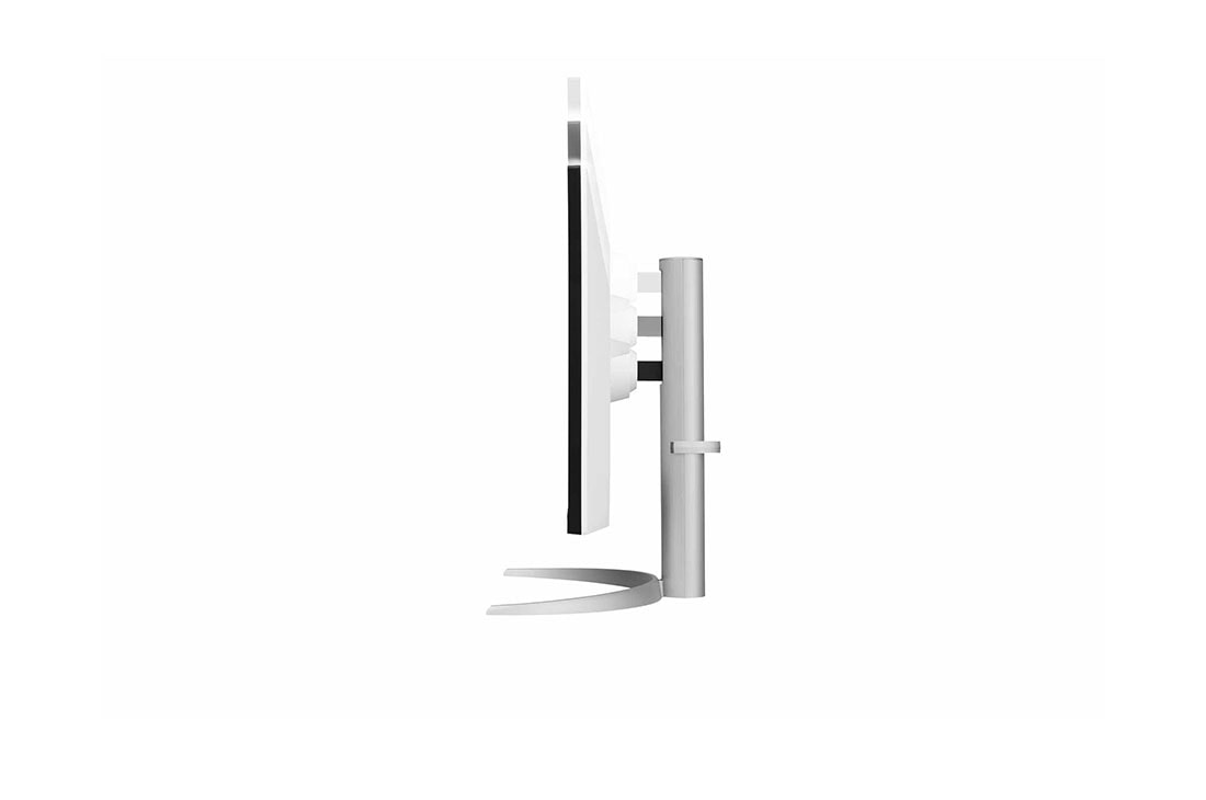LG 34'' 21:9 UltraWide™ Full HD IPS монитор с AMD FreeSync™, изглед отстрани на монитора, който се премества надолу за регулиране на височината, 34WQ650-W, thumbnail 6