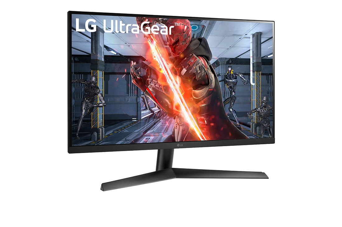LG 27-инчов UltraGear™ 16:9 Full HD извит гейминг монитор със скорост на опресняване 144&nbsp;Hz, изглед отстрани под ъгъл +15 градуса, 27GN60R-B, thumbnail 3