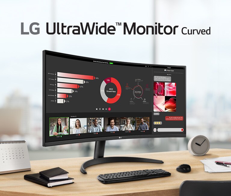 Извит монитор LG UltraWide™