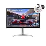 LG 32-инчов UtraFine™ 16:9 4K монитор , изглед отпред, 32UQ750P-W, thumbnail 1