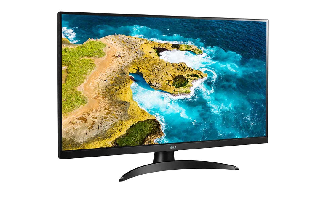 LG 27'' Full HD Smart монитор със съотношение на страните 16:9, изглед отстрани под ъгъл +15 градуса, 27TQ615S-PZ, thumbnail 3