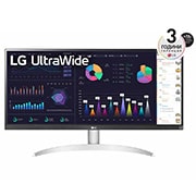 LG 29” UltraWide™ 21:9 съотношение на страните, IPS монитор със 100 Hz честота на опресняване, изглед отпред, 29WQ600-W, thumbnail 1