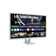 LG 32” 16:9 съотношение на страните Full HD IPS Smart монитор с webOS платформа, изглед отстрани под ъгъл +15 градуса, 32SR50F-G, thumbnail 4