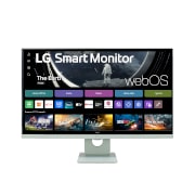 LG 27” 16:9 съотношение на страните Full HD IPS Smart монитор с webOS платформа, 27SR50F-G изглед отпред, 27SR50F-G, thumbnail 1