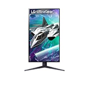 LG 27'' UltraGear™ 16:9 аспектно съотношение 4K UHD монитор за игри с до 160 Hz честота на опресняване, Изглед на въртящ се монитор, завъртян на 90 градуса, 27GR95UM-B, thumbnail 9