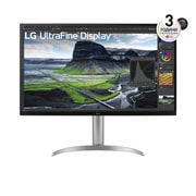 LG 32-инчов UHD 4K IPS дисплей с контрастно съотношение 2000:1, изглед отпред, 32UQ850V-W, thumbnail 1