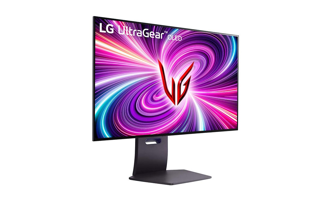 LG 32'' UltraGear™ 4K UHD OLED Dual-Mode монитор за игри, изглед в перспектива, 32GS95UE-B, thumbnail 4