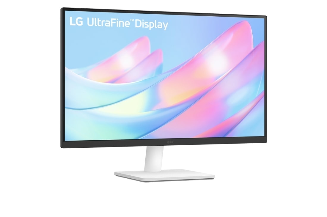 LG 27” UltraFine™ 16:9 аспектно съотношение 4K IPS монитор с честота на опресняване 60 Hz, изглед отстрани под ъгъл +15 градуса, 27US500-W, thumbnail 3