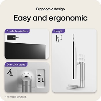 LG 32” UltraFine™ 16:9 аспектно съотношение 4K IPS монитор с честота на опресняване 60 Hz, lifestyle, 32UN650K-W, thumbnail 9