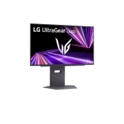 LG 27” UltraGear™ OLED 16:9 аспектно съотношение QHD монитор за игри с 480 Hz честота на опресняване, изглед отстрани под ъгъл +15 градуса, 27GX790A-B, thumbnail 3