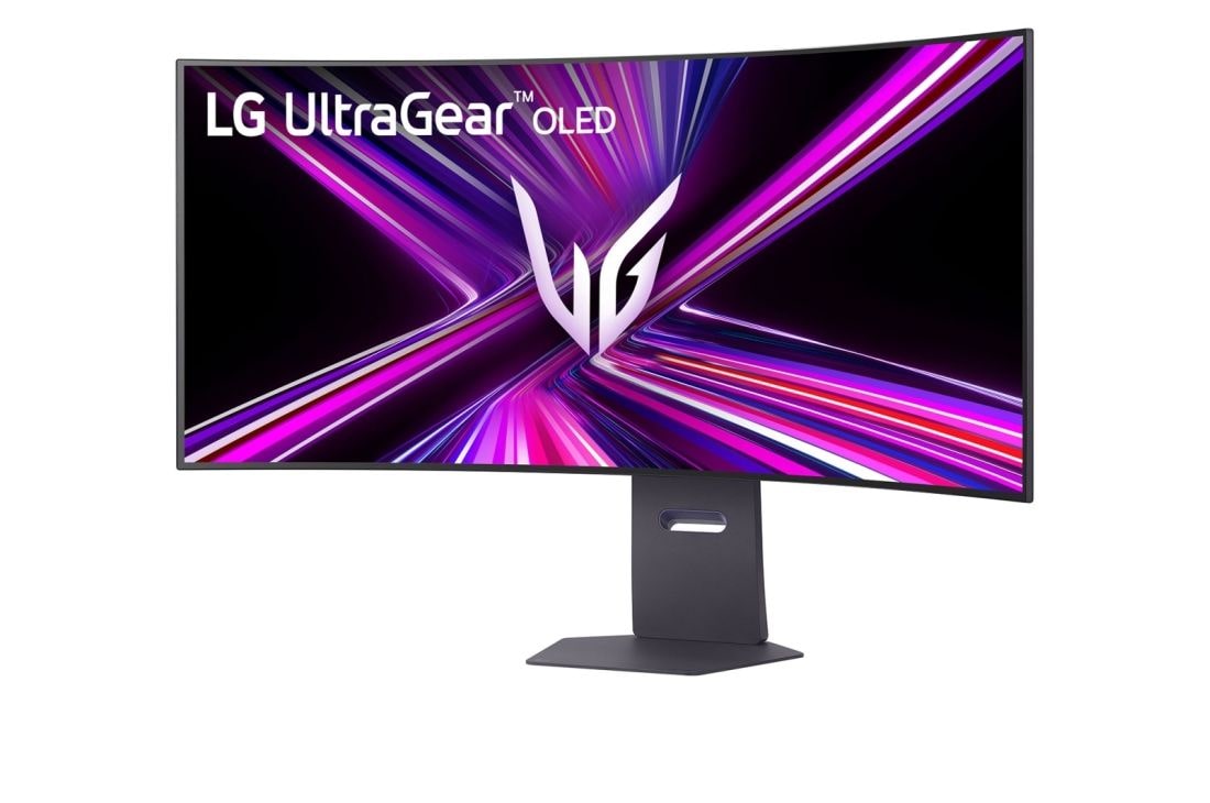 LG UltraGear™ 45-инчов OLED Dual-Mode 5K2K гейминг монитор | 0.03ms (GtG), ботаги баси (10Wx2), DisplayHDR True Black 400, DP 2.1 и USB-C, изглед отстрани под ъгъл -15 градуса, 45GX950A-B, thumbnail 2