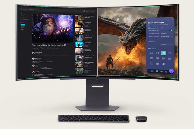 Този анимиран видеоклип показва как приложението LG Switch оптимизира монитора както за игри, така и за ежедневието.