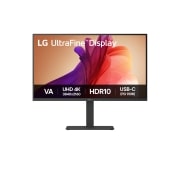 LG 32” UltraFine™ 16:9 4K VA монитор с честота на опресняване 60Hz, изглед отпред, 32U720A-B, thumbnail 1