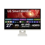 LG 27” 16:9 Smart Monitor с webOS платформа и 60Hz честота на опресняване, front view, 27U731SA-W, thumbnail 7