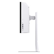 LG 49-инчов UltraWide™ 32:9 Nano IPS извит монитор с честота на опресняване 144Hz, Left side view, 49U950A-W, thumbnail 8