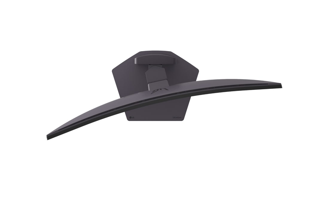 LG 34-инчов UltraGear™ WQHD извит геймърски монитор с честота на опресняване 160Hz, изглед отзад с изключени светлини, 34G600A-B, thumbnail 8