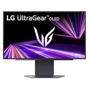 LG 27-инчов UltraGear™ OLED QHD геймърски монитор с честота на опресняване 280Hz, изглед отпред, 27GX700A-B, thumbnail 4