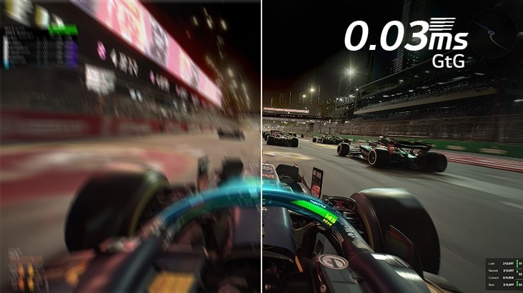UltraGear gaming monitor (39GX950B) offers quick response for smooth gameplay with a 0.03ms (GtG)