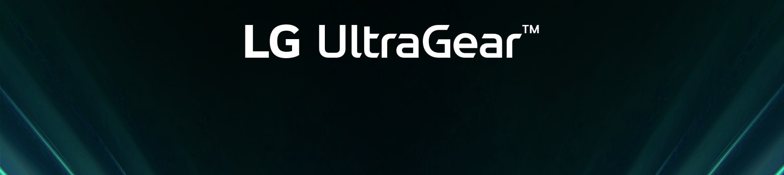 Логото на UltraGear™ в модерна, осветена с неонови светлини стая.