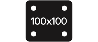 Икона Стенен монтаж 100x100.