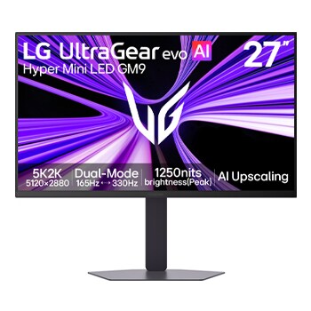LG 27-инчов UltraGear evo GM9, Hyper Mini LED 5K гейминг монитор, 27-инчов UltraGear evo GM9, Hyper Mini LED 5K гейминг монитор, 27GM950B-B, thumbnail 1