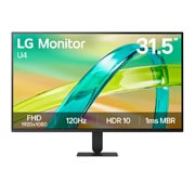 LG 32-инчов монитор LG U4, Full HD 120Hz, Изглед отпред, 32U401B-B, thumbnail 1
