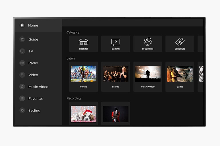 Филм/изображение, което съдържа фиксирано меню, дисплей с икони за игри или дисплей на приемник.