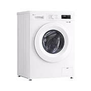 LG 7 кг, макс. 1200 оборота/мин., Перална машина с пара, Перспективен изглед от ляво, F2X10S7NWH, thumbnail 8