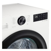 LG 9 кг, макс. 1400 оборота/мин., Перална машина с пара, AI DD™ и WiFi , Изображение, показващо намаляване на емисиите на микропластмаси с до 60% на фона на изображение, изобразяващо вълни, F4X5N09NWK, thumbnail 4