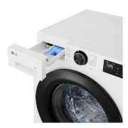 LG 9 кг, макс. 1400 оборота/мин., Перална машина с пара, AI DD™ и WiFi , Перална машина с фронтално зареждане на LG, която разпознава ризите в пералното помещение, F4X5N09NWK, thumbnail 5