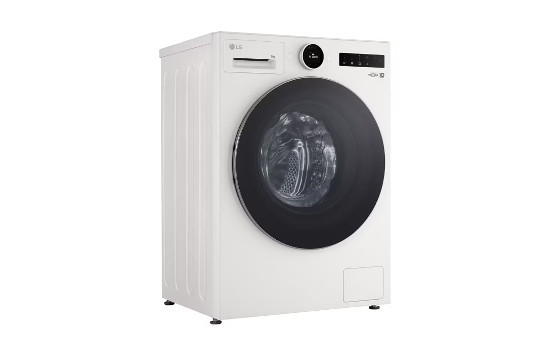 LG 9 кг, макс. 1400 оборота/мин., Перална машина с пара, TurboWash™360, AI DD™ и WiFi , Slim дизайн, Изглед на барабана, F2X70S9TWS, thumbnail 6