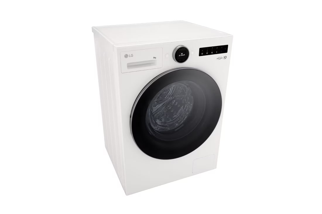 LG 9 кг, макс. 1400 оборота/мин., Перална машина с пара, TurboWash™360, AI DD™ и WiFi , Slim дизайн, Перспективен изглед отгоре към чекмеджето за препарати, F2X70S9TWS, thumbnail 7