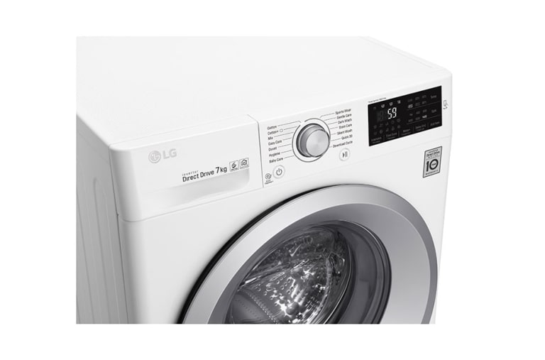 LG Перална машина с и 7 кг капацитет със Smart ThinQ връзка, F4J5QN4W, thumbnail 5