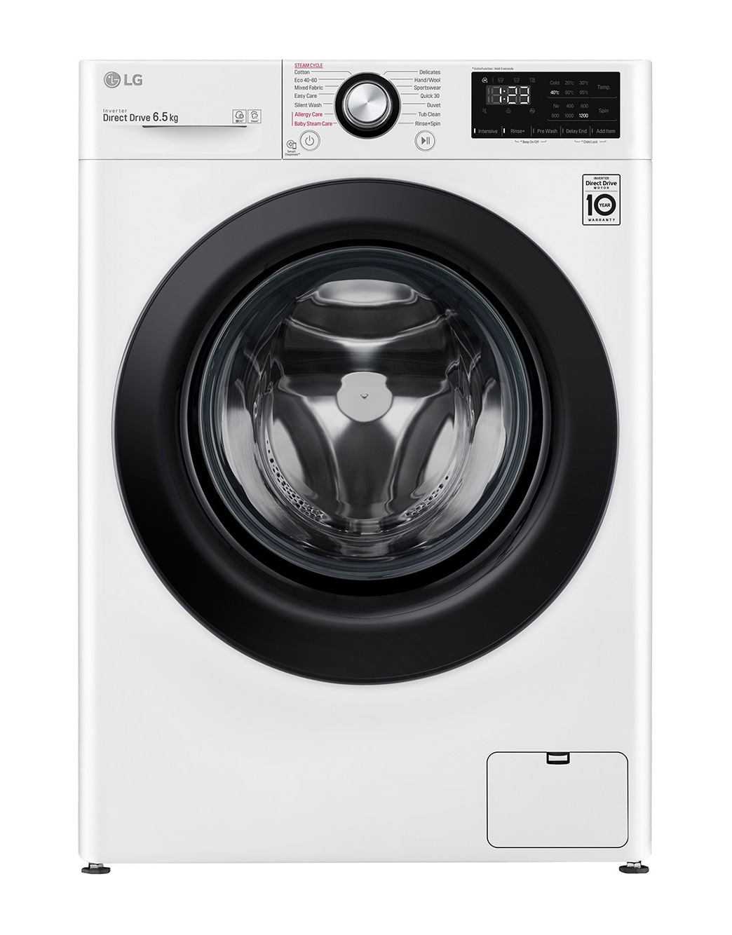 LG 6,5кг 1200 оборота/мин Перална машина с пара| LG България