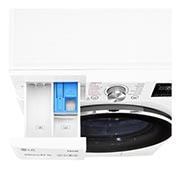 LG 10,5/7 кг, макс. 1400 оборота/мин, Eco Hybrid™ Пералня със сушилня с пара, TurboWash™360, AI DD™ и WiFi , F4DV710S2E, thumbnail 7