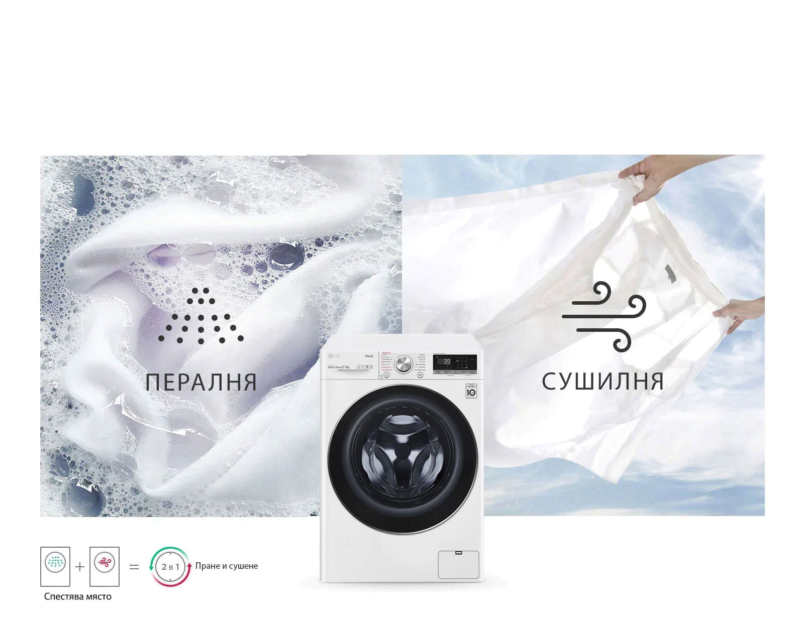 Пералня и сушилня в едно