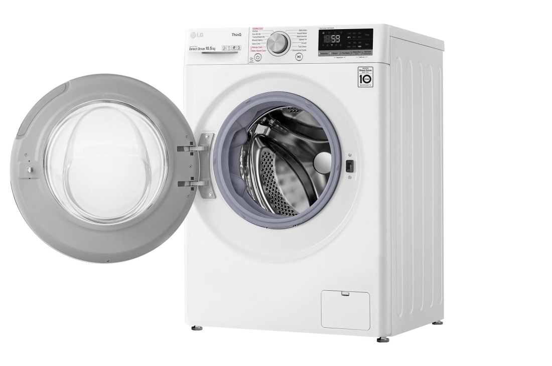 LG 10,5 кг, макс. 1400 оборота/мин, Перална машина с пара, TurboWash™, AI DD™ и WiFi , F4WV510S0E, F4WV510S0E, thumbnail 10