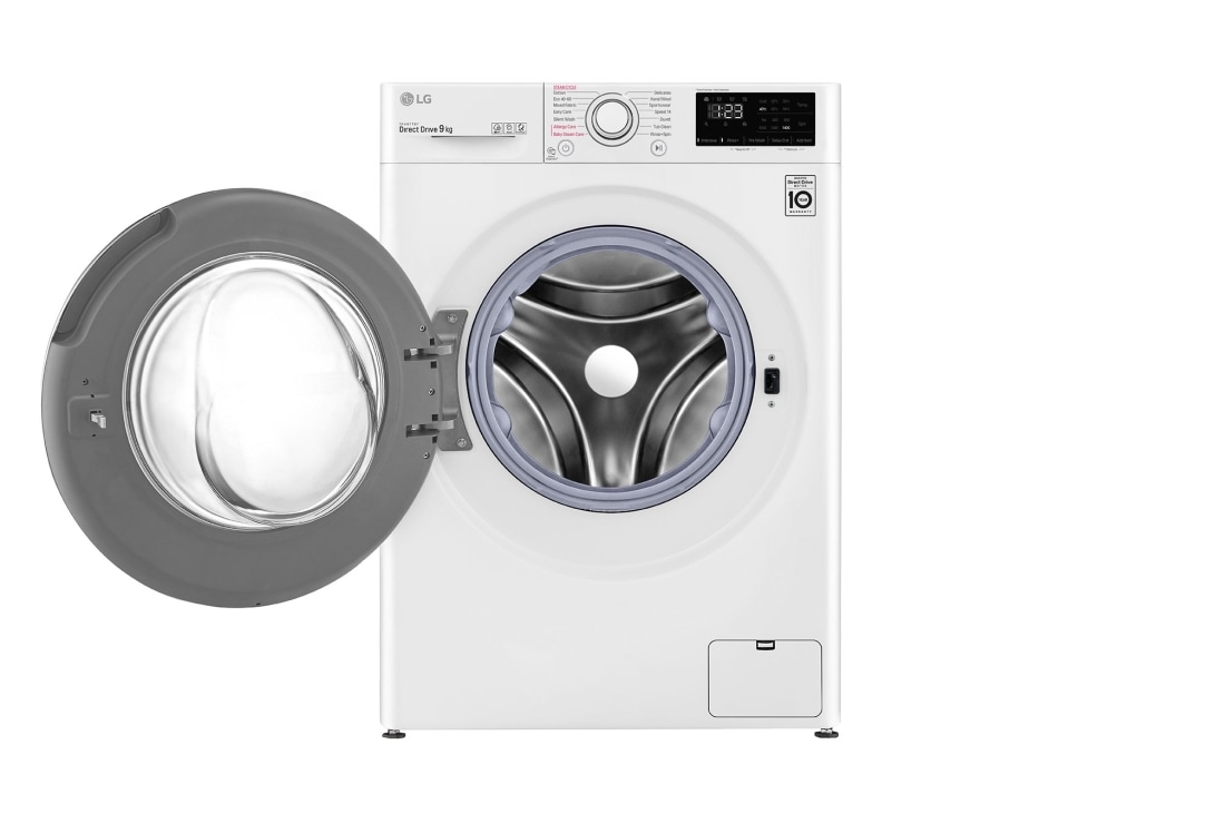 LG 9 кг, макс. 1400 оборота/мин, Перална машина с пара, AI DD™ технология, F4WV329S0E, F4WV329S0E, thumbnail 2