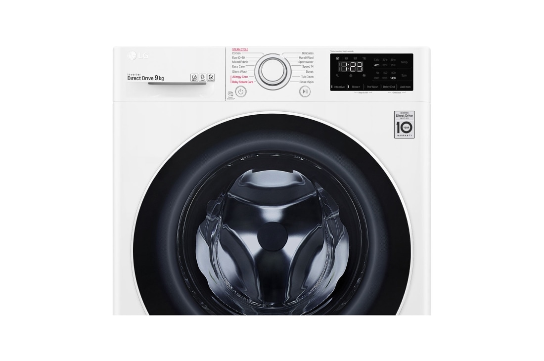LG 9 кг, макс. 1400 оборота/мин, Перална машина с пара, AI DD™ технология, F4WV329S0E, F4WV329S0E, thumbnail 6
