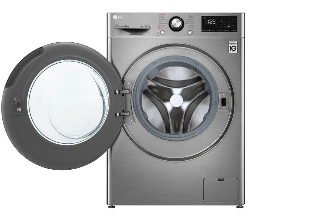 LG 9 кг, макс. 1400 оборота/мин, Перална машина с пара, AI DD™ технология, F4WV309S6TE, F4WV309S6TE, thumbnail 2