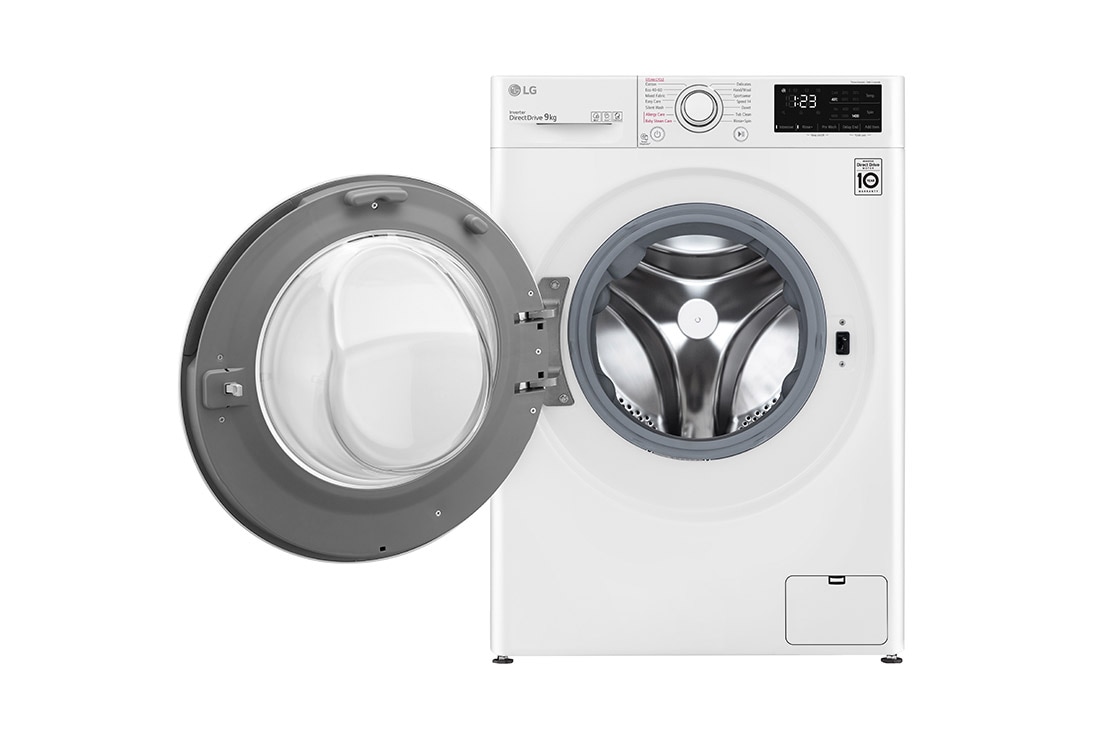 LG 9 кг, макс. 1400 оборота/мин, Перална машина с пара, AI DD™ технология, F4WV329S0E, F4WV3S9AIDD, thumbnail 2