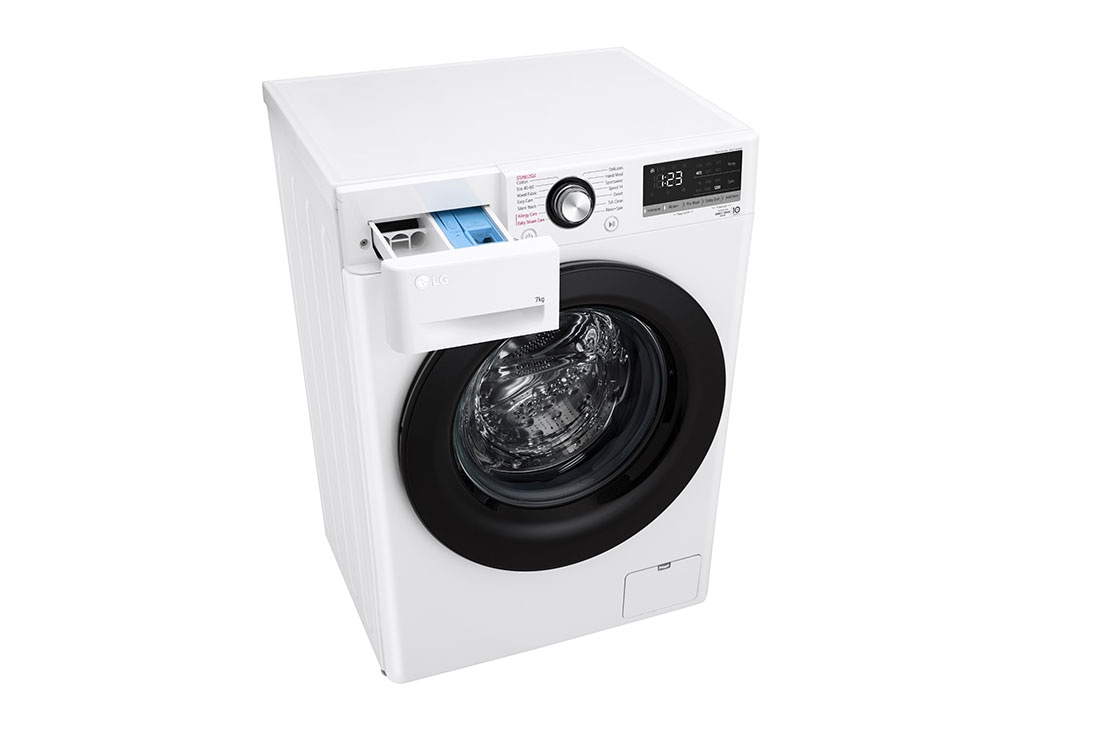 LG 7 кг, макс. 1200 оборота/мин, Перална машина с пара, AI DD™ технология, Slim дизайн, F2WV3S7S6E, F2WV3S7S6E, thumbnail 9