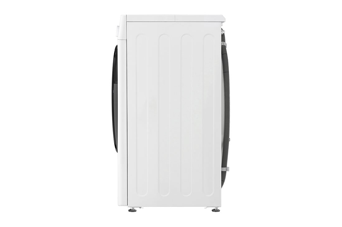 LG 8 кг, макс. 1200 оборота/мин., Перална машина с пара, AI DD™ технология, Slim дизайн, Страничен изглед, F2WR508SBW, thumbnail 14