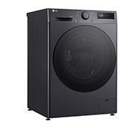 LG 10/6 кг, макс. 1400 оборота/мин., Пералня със сушилня с пара, TurboWash™360 и AI DD™ технология, Perspektivikus nézet balról, F4DR510S2M, thumbnail 10
