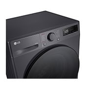 LG 10/6 кг, макс. 1400 оборота/мин., Пералня със сушилня с пара, TurboWash™360 и AI DD™ технология, Felső rész elölnézete, F4DR510S2M, thumbnail 3