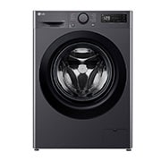 LG 9/6 кг, макс. 1400 оборота/мин., Пералня със сушилня с пара, AI DD™ технология, Изглед отпред, F4DR509SBM, thumbnail 1