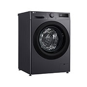 LG 9/6 кг, макс. 1400 оборота/мин., Пералня със сушилня с пара, AI DD™ технология, Изглед от лява страна, F4DR509SBM, thumbnail 11